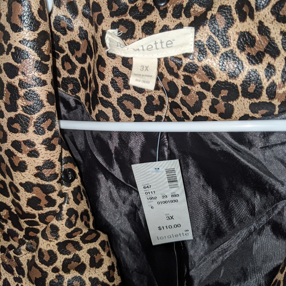 Leopard moto jacket - Picture 2 of 2